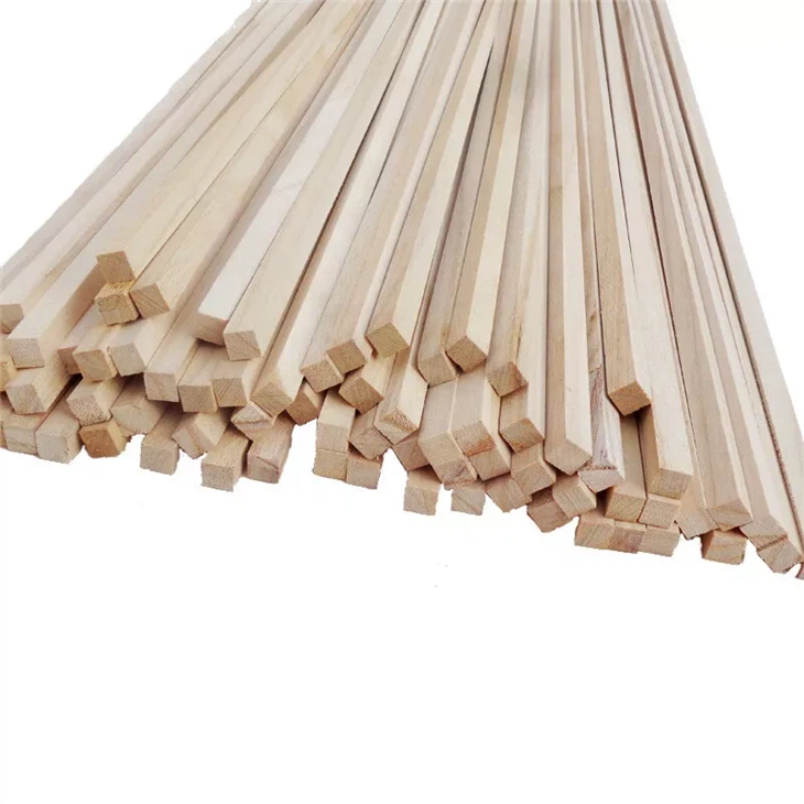 Paulownia Rod Strip Model DIY Handmade Crafts 2mm-30mm